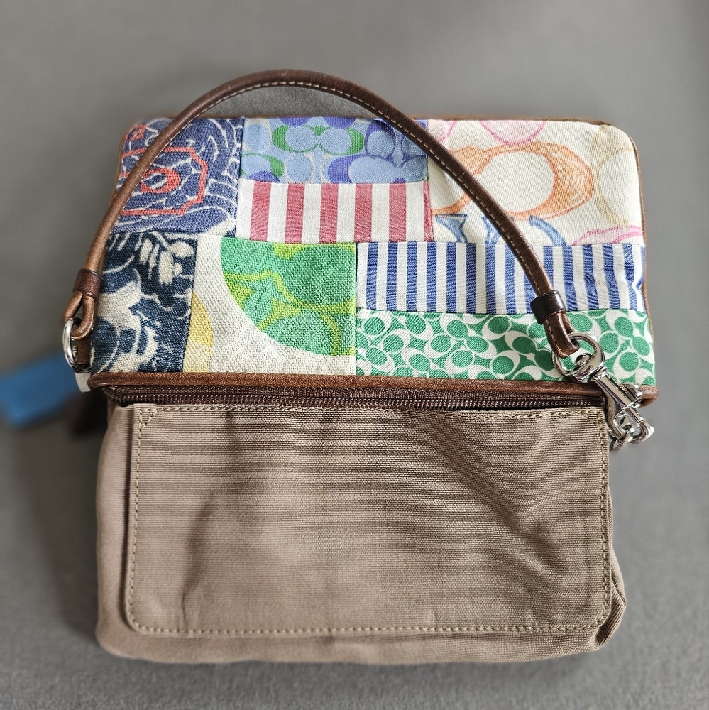 Coach Multicolor Patchwork Wristlet Guc - image 6